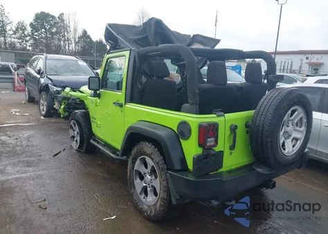 2013 Jeep Wrangler Sport from USA, damaged, VIN 1C4AJWAG3DL523548